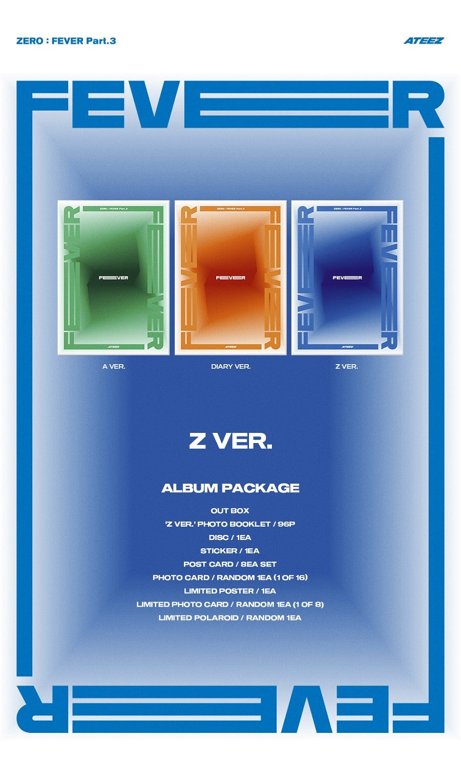 ATEEZ – ZERO : FEVER PART 3