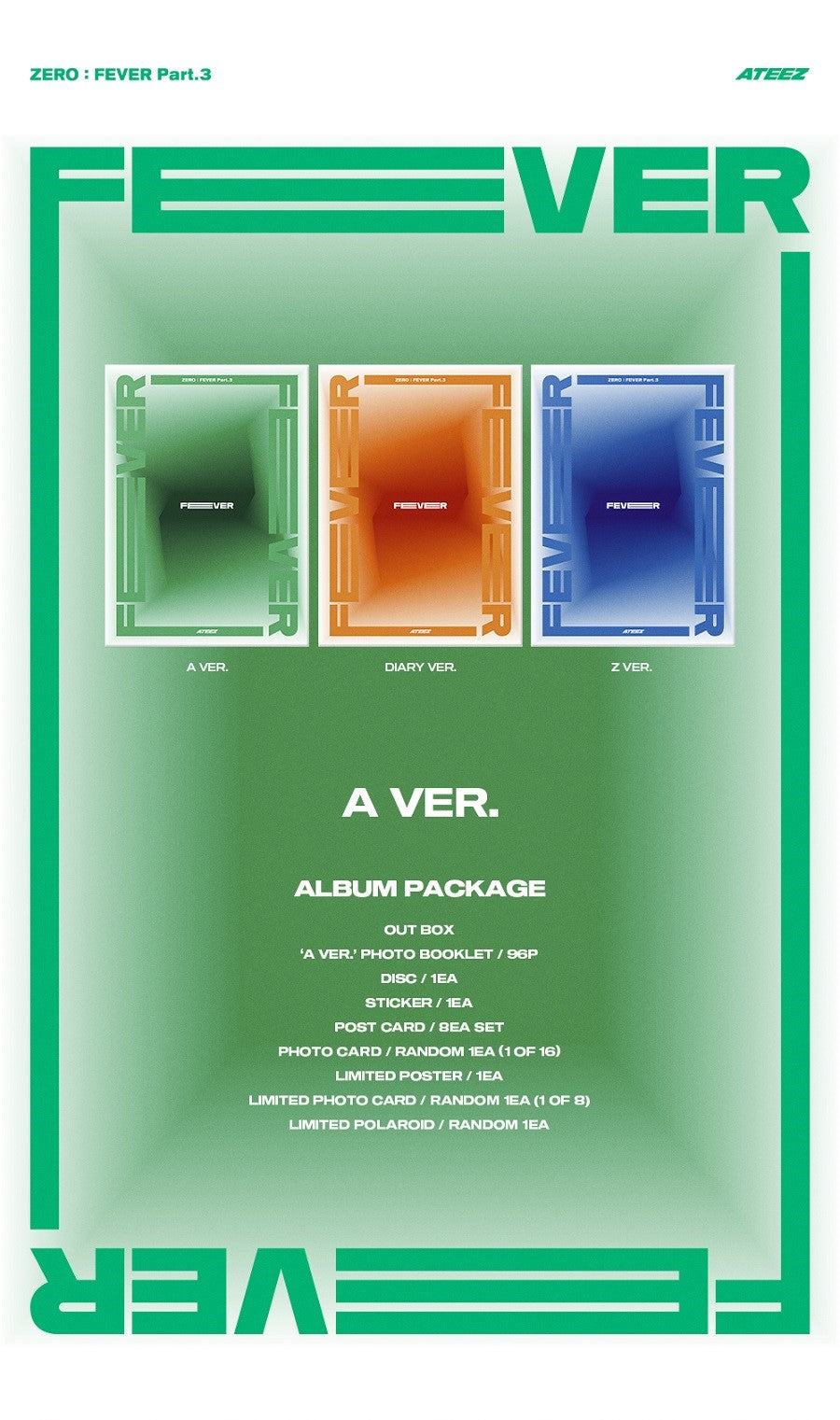 ATEEZ – ZERO : FEVER PART 3