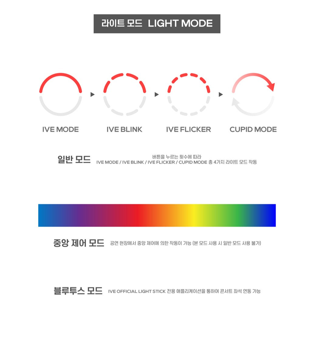 IVE OFICIĀLS LIGHTSTIKS