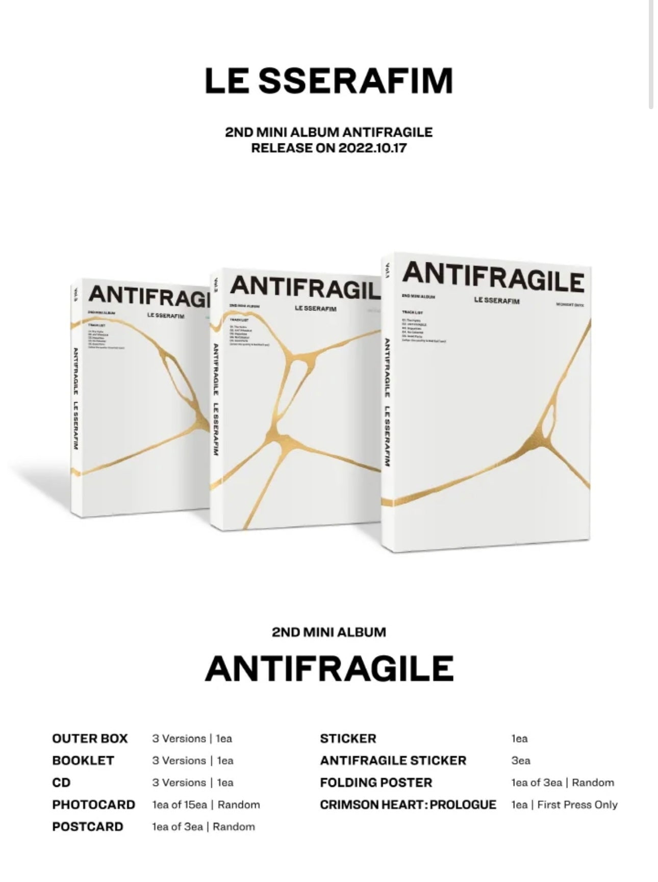 LE SSERAFIM - ANTIFRAGILE
