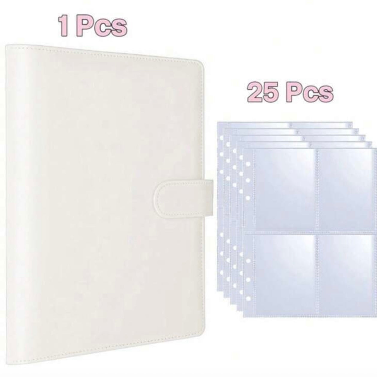 A5 Photocard Binder (23.3cm x 18cm) + 25 pcs Pages