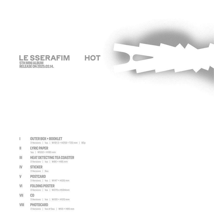 LE SSERAFIM - HOT