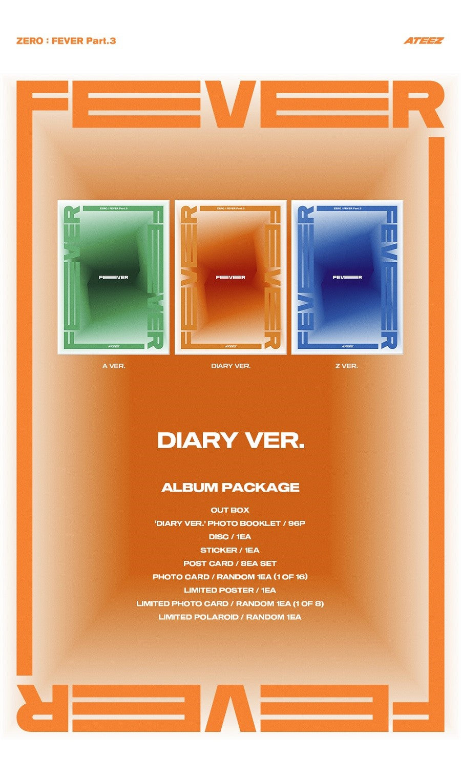 ATEEZ – ZERO : FEVER PART 3