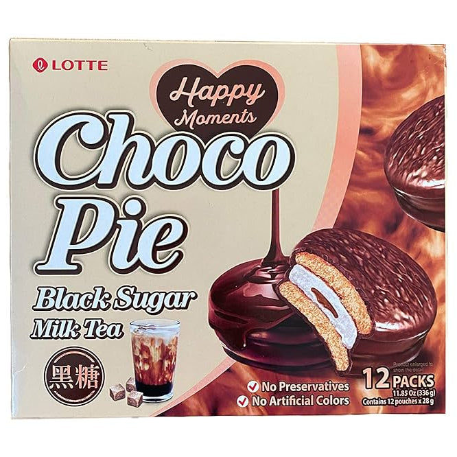 LOTTE BLACK SUGAR MILK TEA CHOCOLATE PIE