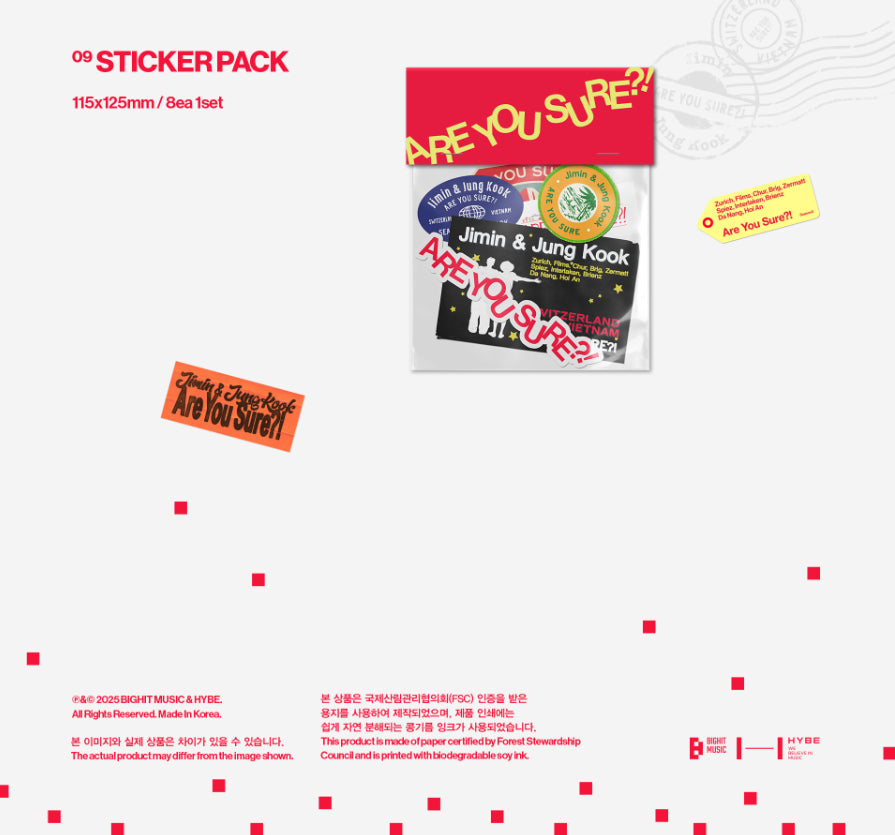 JIMIN x JUNG KOOK - ARE YOU SURE?! SEASON2 PHOTOBOOK