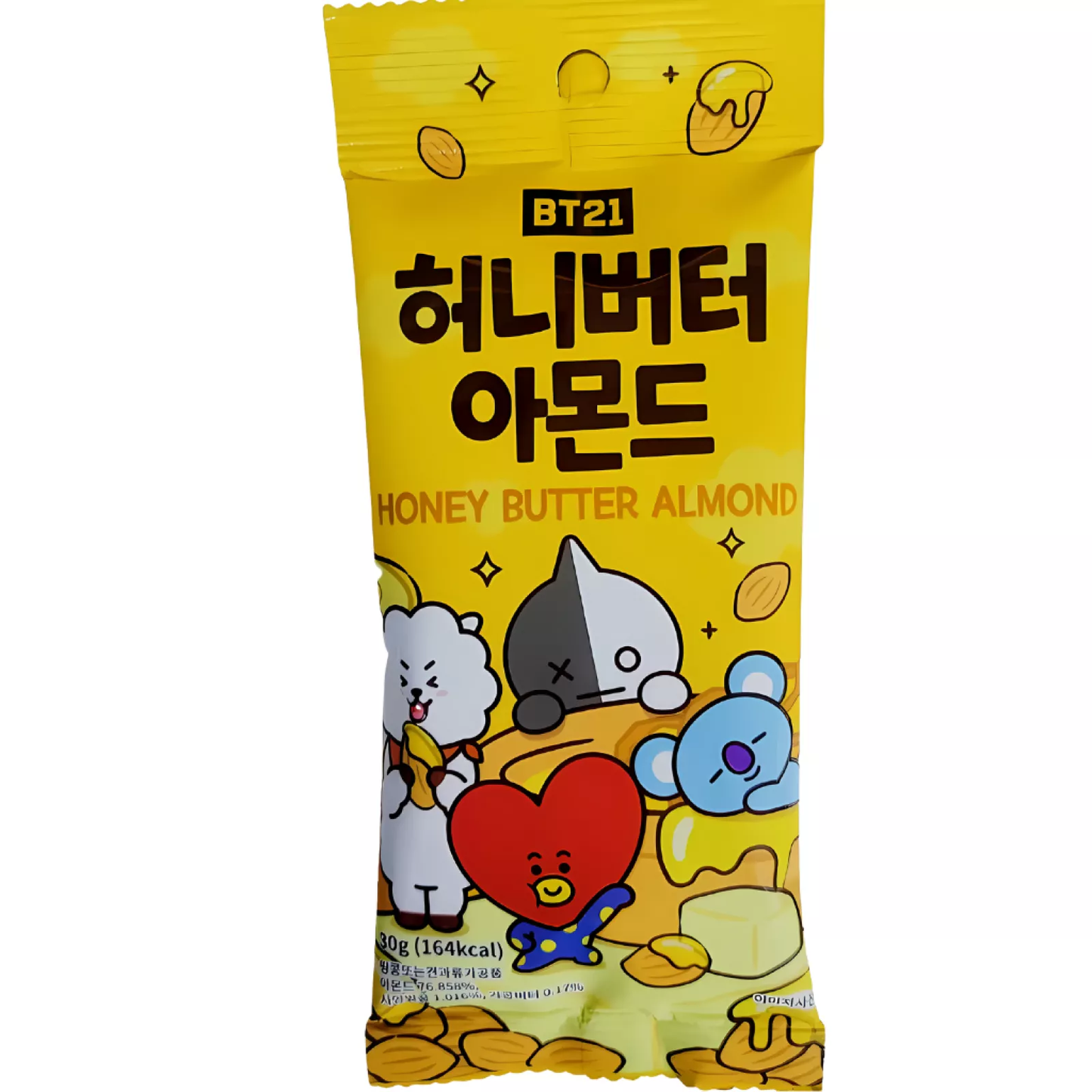 LINE BT21 HONEY BUTTER ALMOND