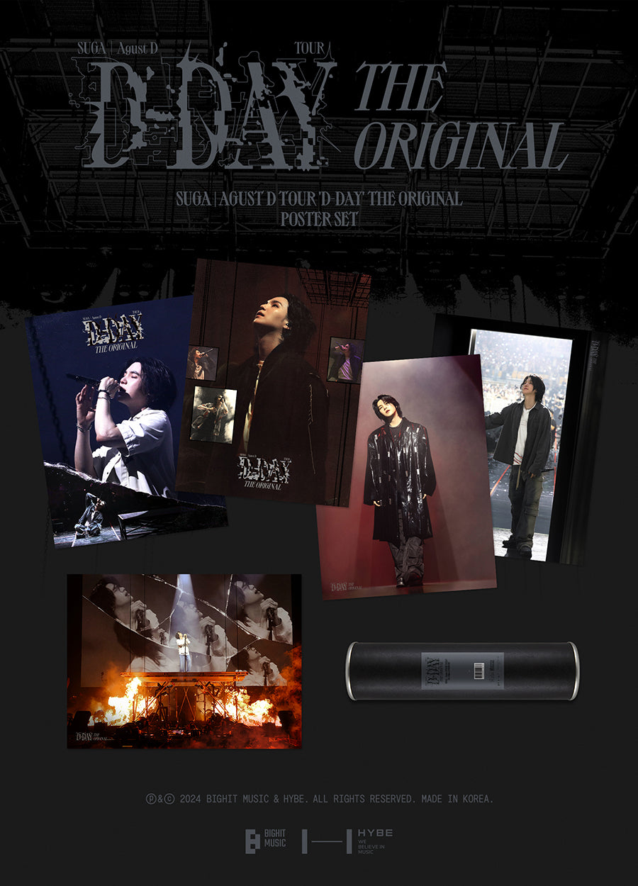 AGUST D TOUR 'D-DAY' THE ORIGINAL POSTER SET