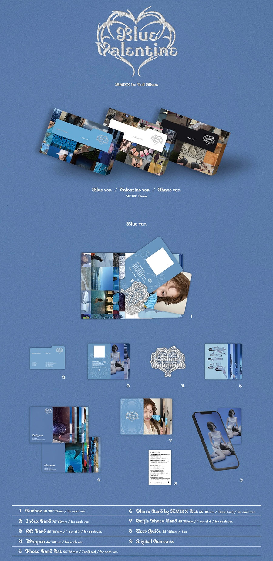 NMIXX - BLUE VALENTINE [POCAALBUM VER.]