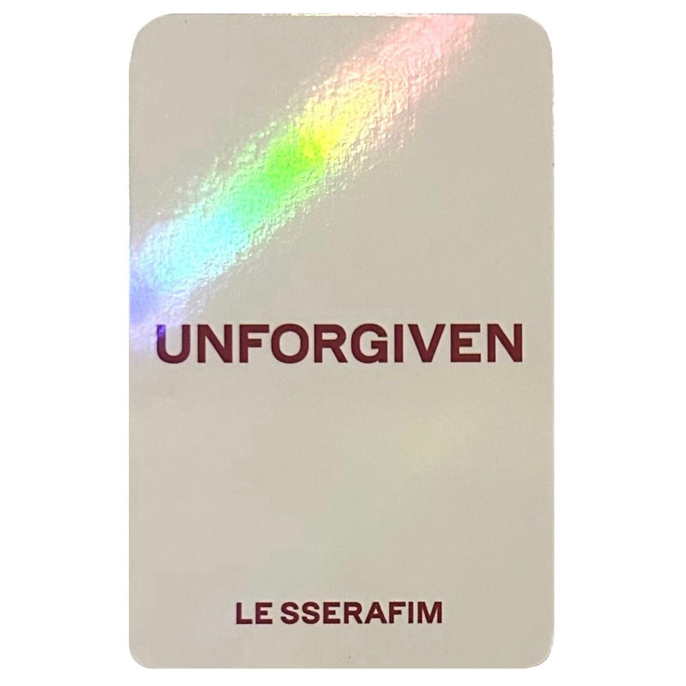 Le Sserafim Music Korea hologram fotokartes [Unforgiven]