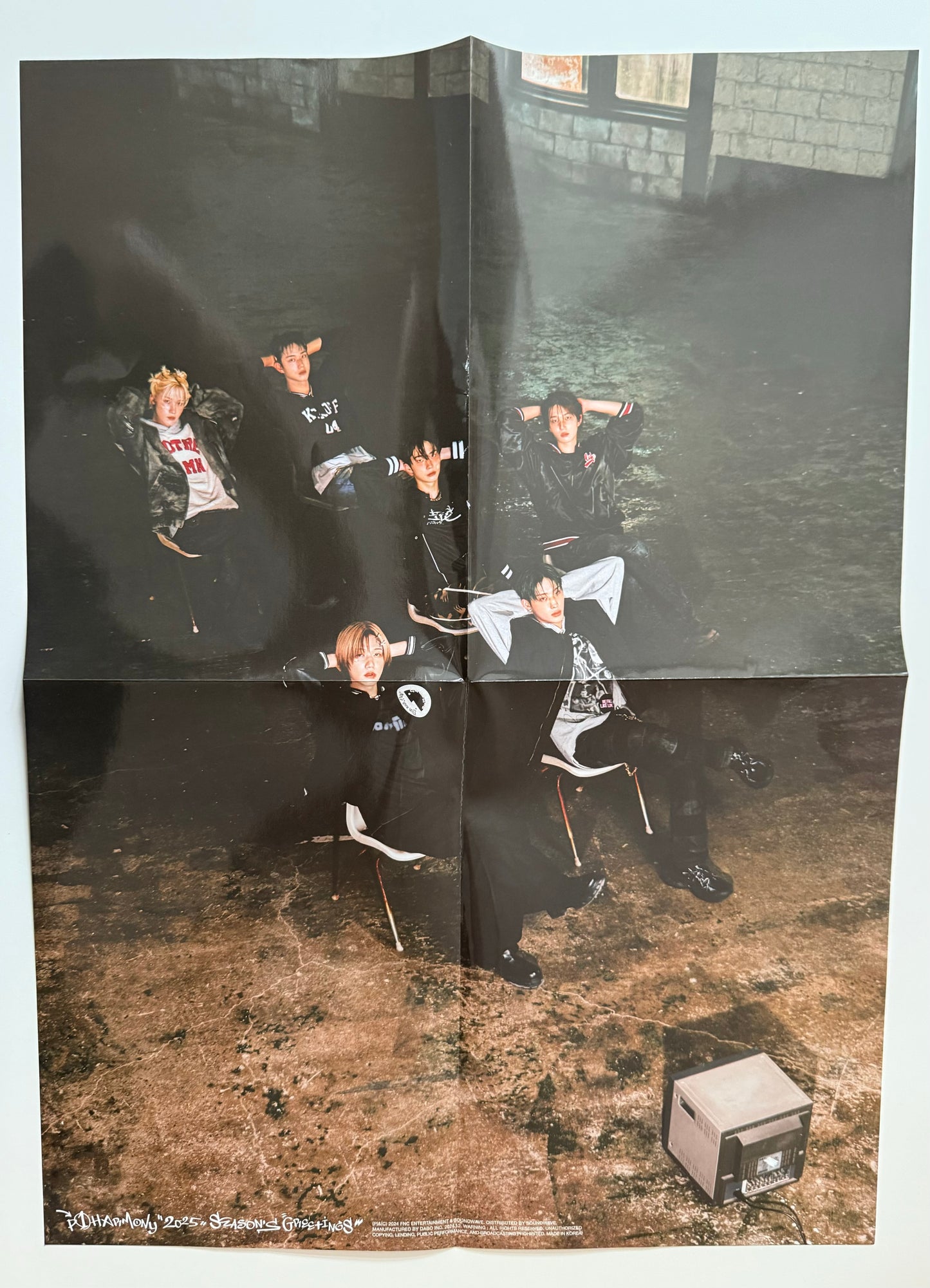 P1harmony folded posters [2025 season’s greetings]