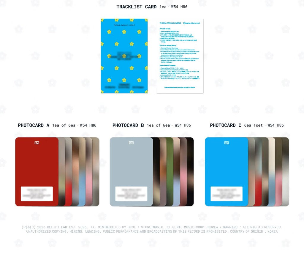 ENHYPEN - THE SIN : PARALLEL WORLD [WEVERSE ALBUMS VER.]