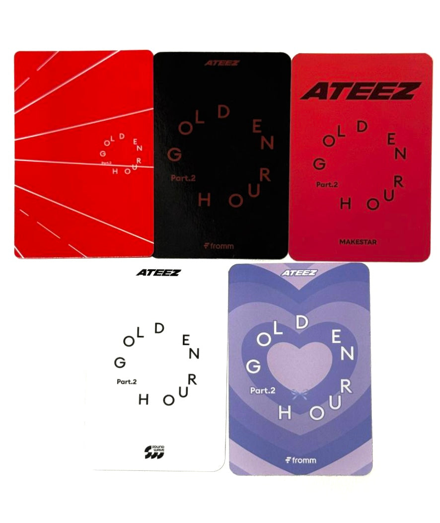 ATEEZ photocards [Golden Hour : Part.2]