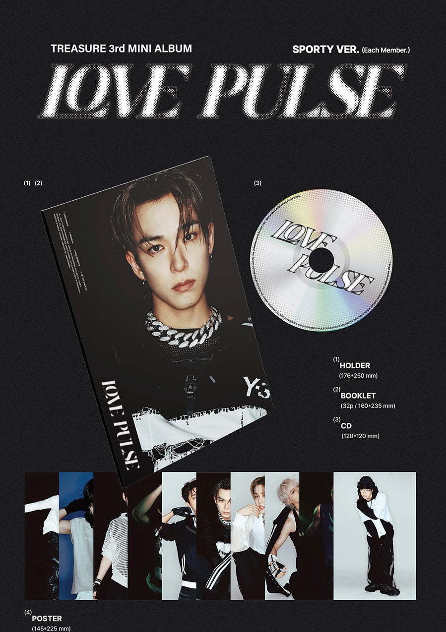 TREASURE - LOVE PULSE [SPORTY VER. - RANDOM COVER]