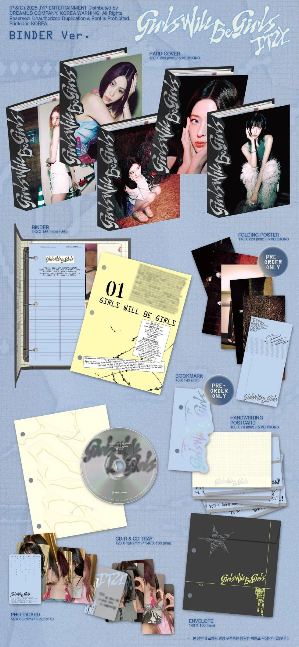 ITZY - GIRLS WILL BE GIRLS [BINDER VER.]