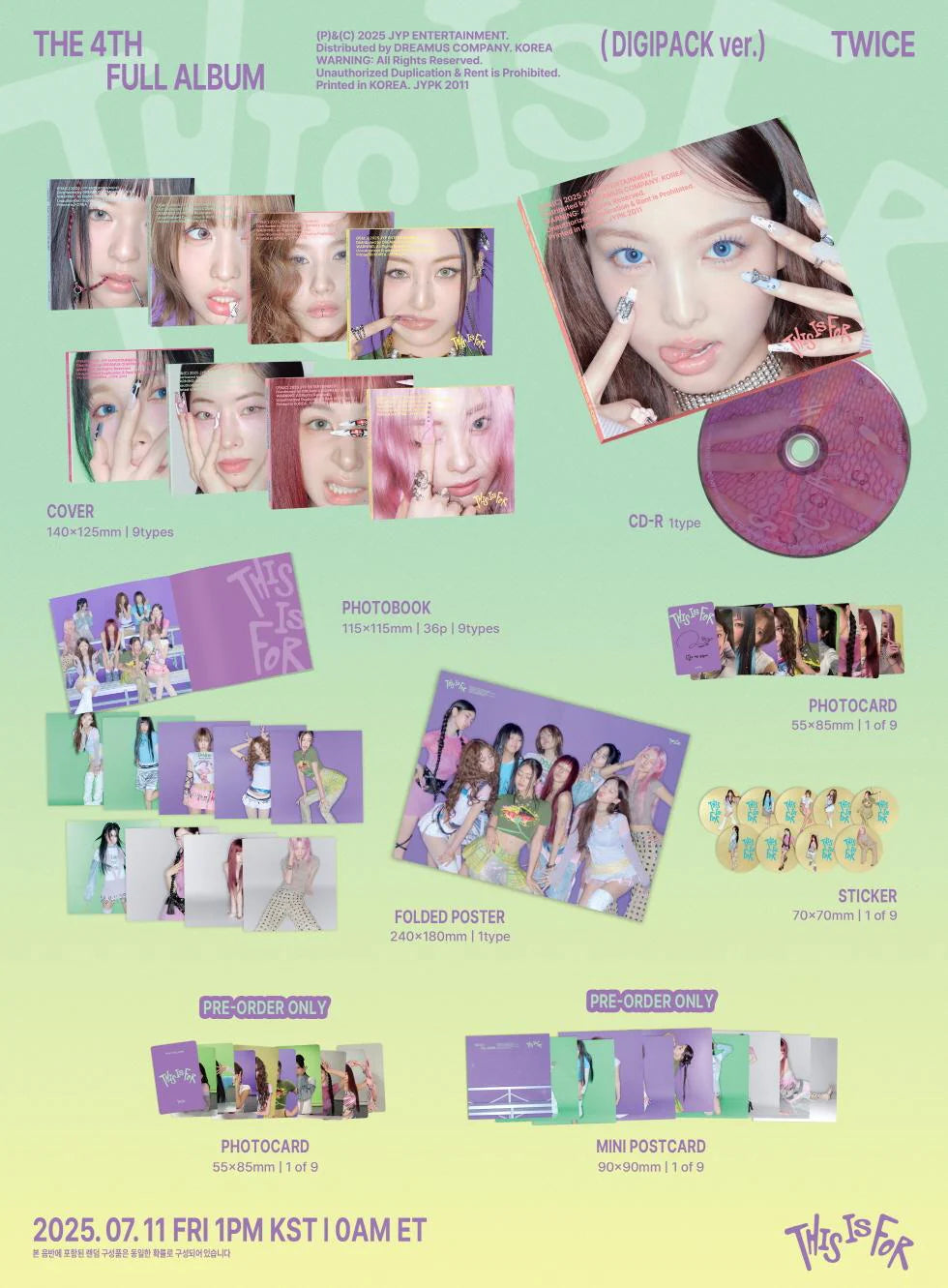 TWICE - THIS IS FOR [DIGIPACK VER.]