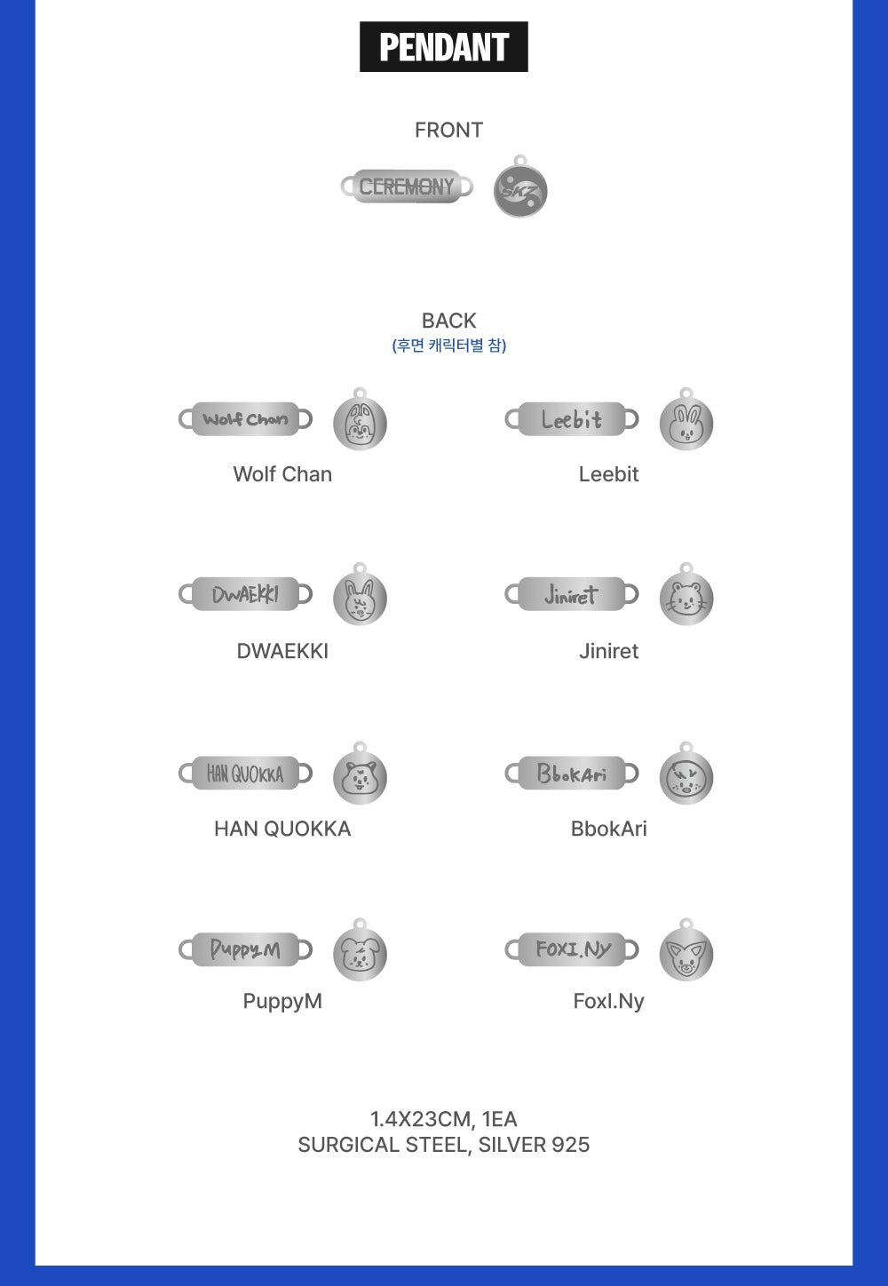 STRAY KIDS - [POP-UP STORE [KARMA] MD] SKZOO CEREMONY NECKLACE