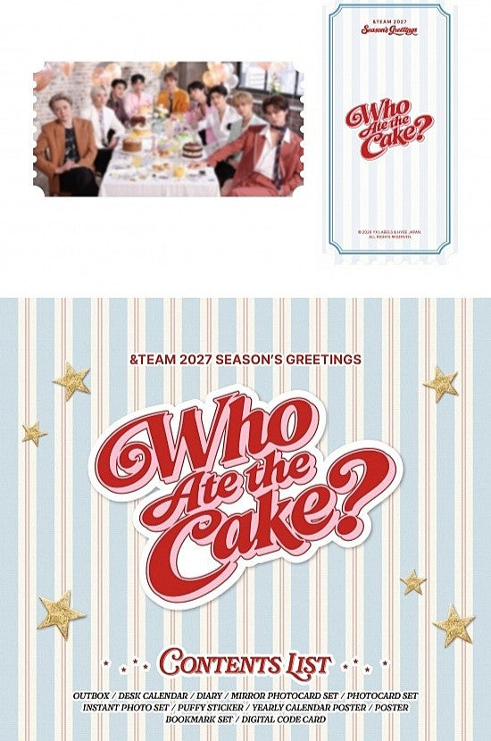 &TEAM 2027 SEASON'S GREETINGS [WHO ATE THE CAKE?]