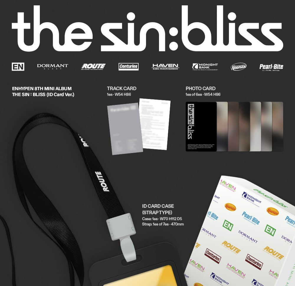 ENHYPEN - THE SIN : BLISS [ID CARD VER.]