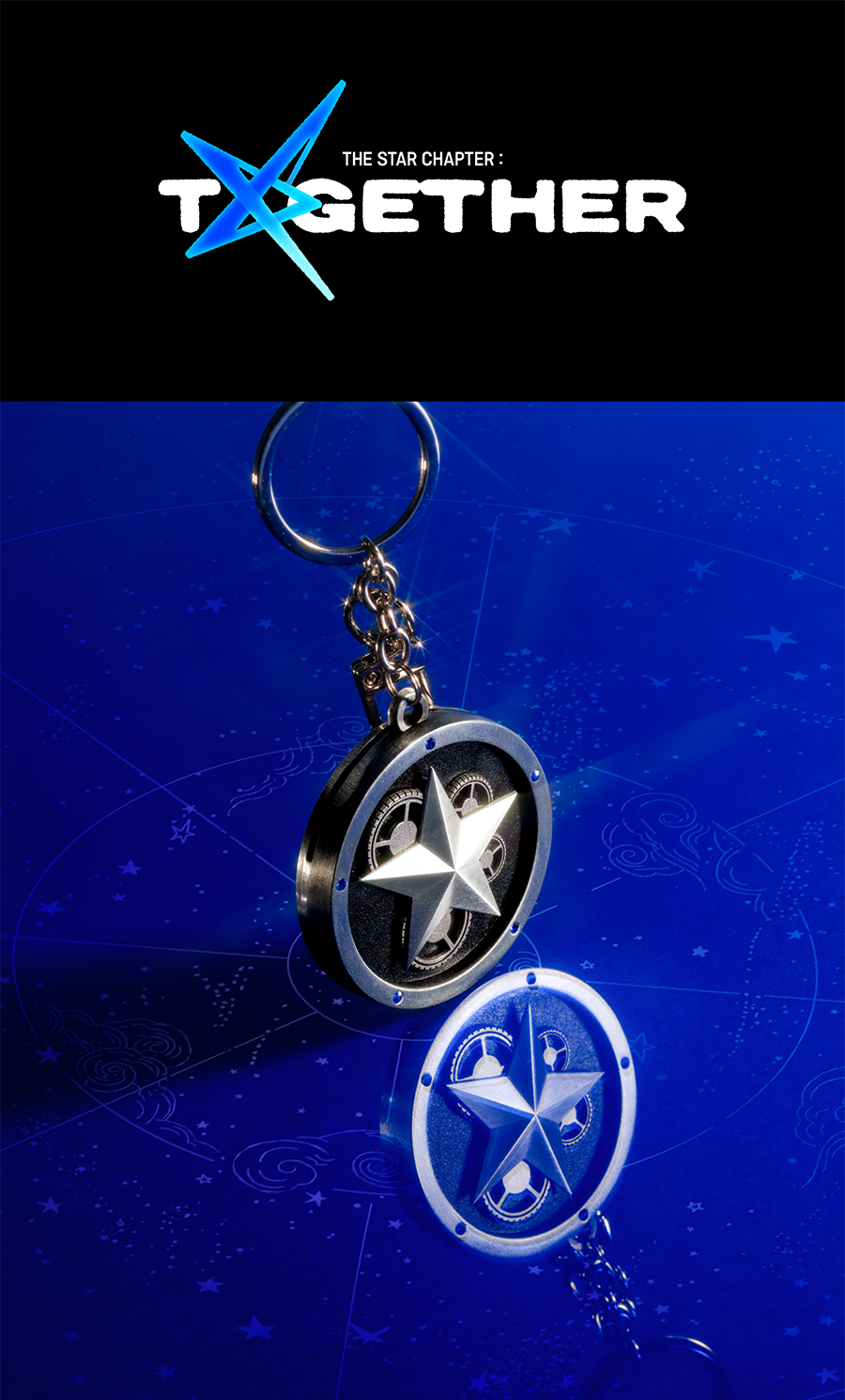 TXT (TOMORROW X TOGETHER ) -  THE STAR CHAPTER : TOGETHER [STAR KEYRING VER.]