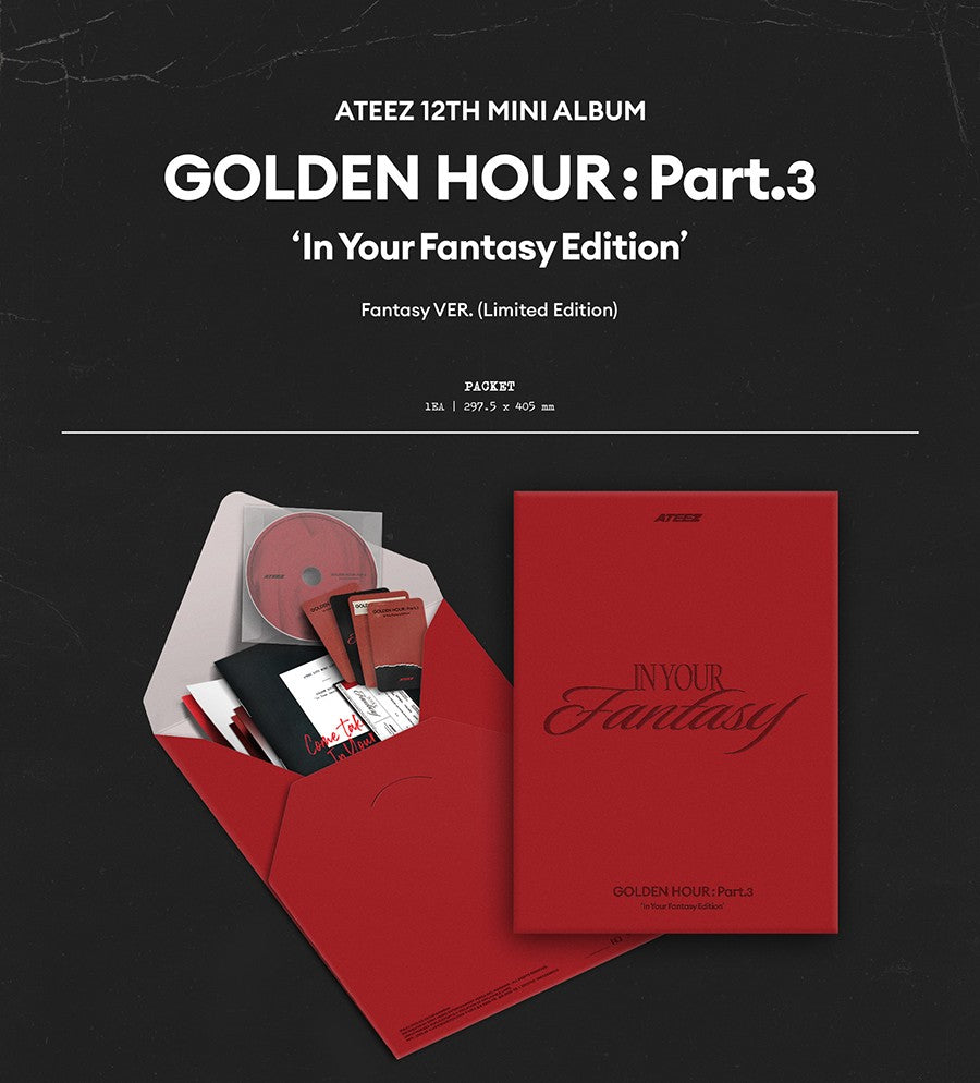 ATEEZ - GOLDEN HOUR : PART.3 'IN YOUR FANTASY EDITION' [LIMITED