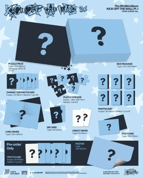 KICK OFF THE WALL PT.1 [FANS ALBUM  VER.] (LIMITED)