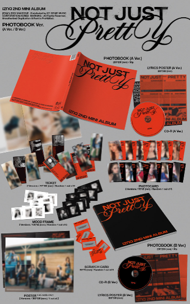 (PRE-ORDER) IZNA - NOT JUST PRETTY [PHOTOBOOK VER.] + EUROPE LUCKY DRAW EVENT