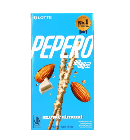 LOTTE PEPERO SNIEGA MANDELES