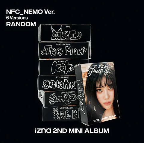 (AR AUTOGRĀFU) IZNA - NOT JUST PRETTY [NFC_NEMO VER. - NEJAUŠAIS VĀKS]+ K IDOL FOTOKARTE