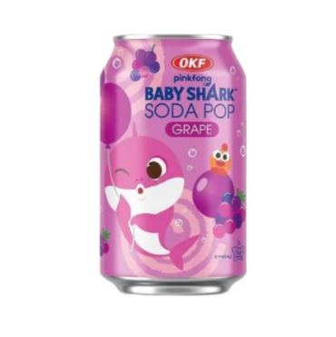 OKF Babyshark Grape Sparkling Drink 350 ml