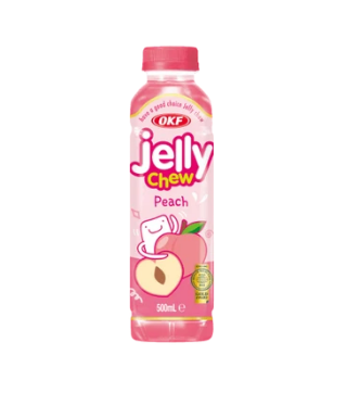 OKF Jelly Chew Peach Drink 500ml