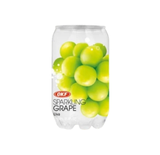OKF Green Grape Sparkling Drink 350 ml