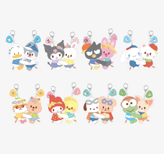STRAY KIDS - SKZOO X SANRIO CHARACTERS MD [HUG PLUSH KEYRING VER.]