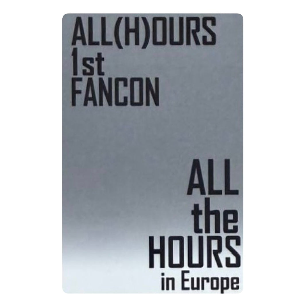ALL(H)OURS Pirmais Fancon Fotokartes [All the Hours in Europe]