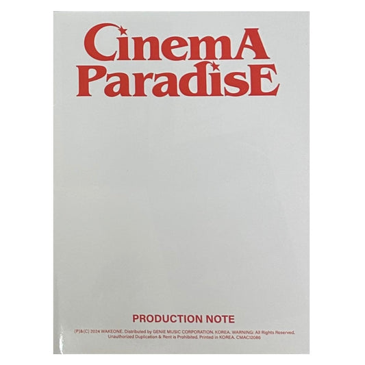 Zerobaseone production ziņa [Cinema Paradise(sf ver.)]