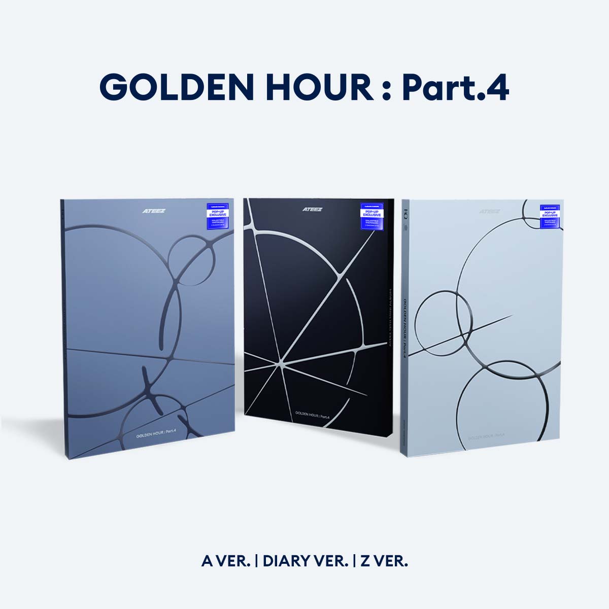 ATEEZ - GOLDEN HOUR : PART.4 [EUROPE POP-UP EXCLUSIVE]