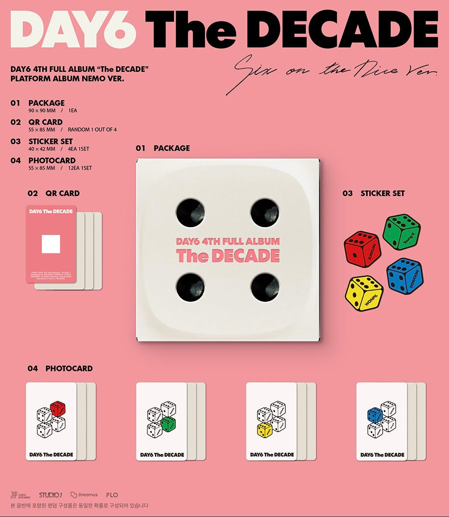 DAY6 - THE DECADE [PLATFORM ALBUM NEMO VER. - RANDOM COVER]