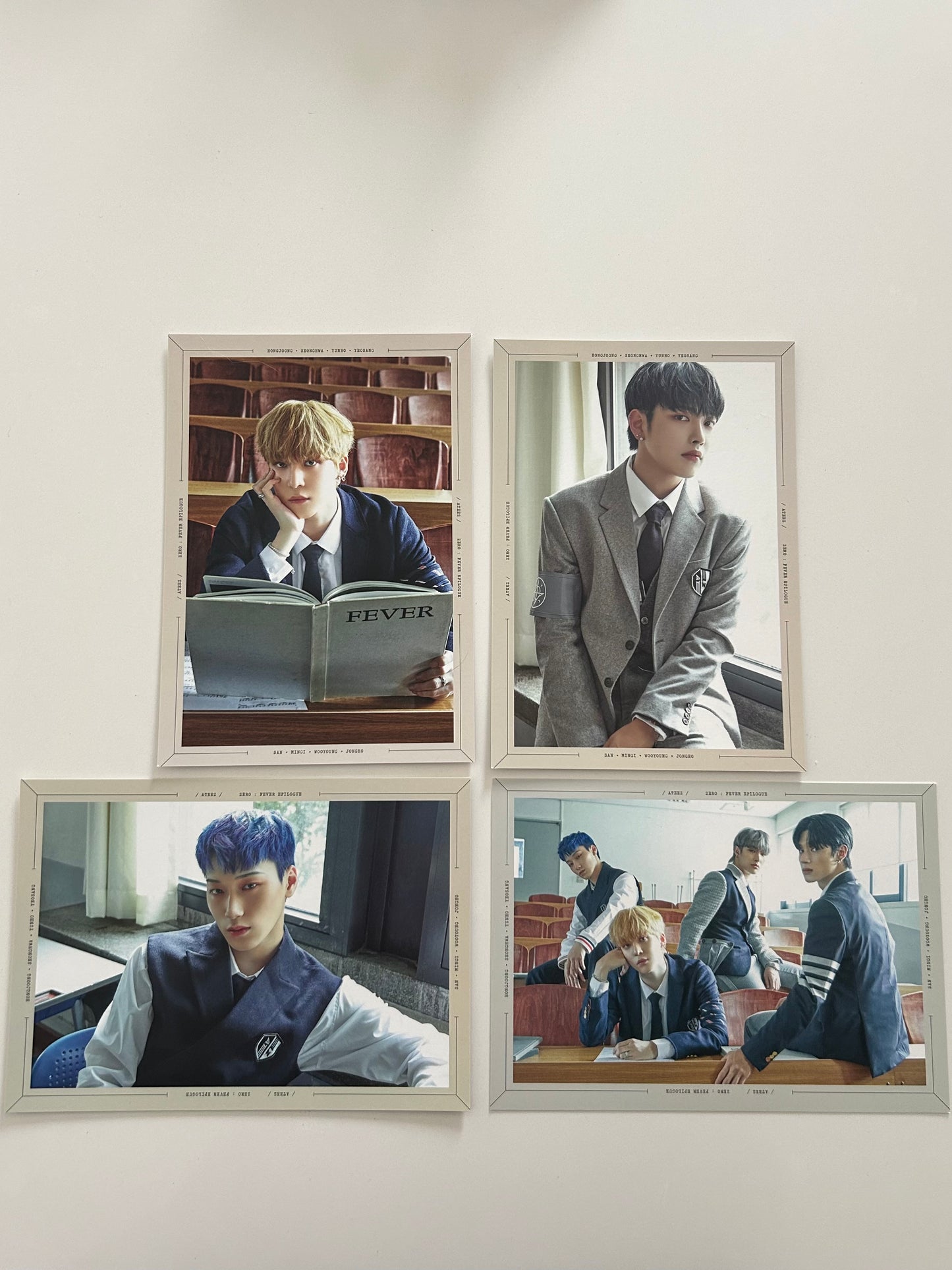 ATEEZ pastkartes [Zero: Fever Epilogue]