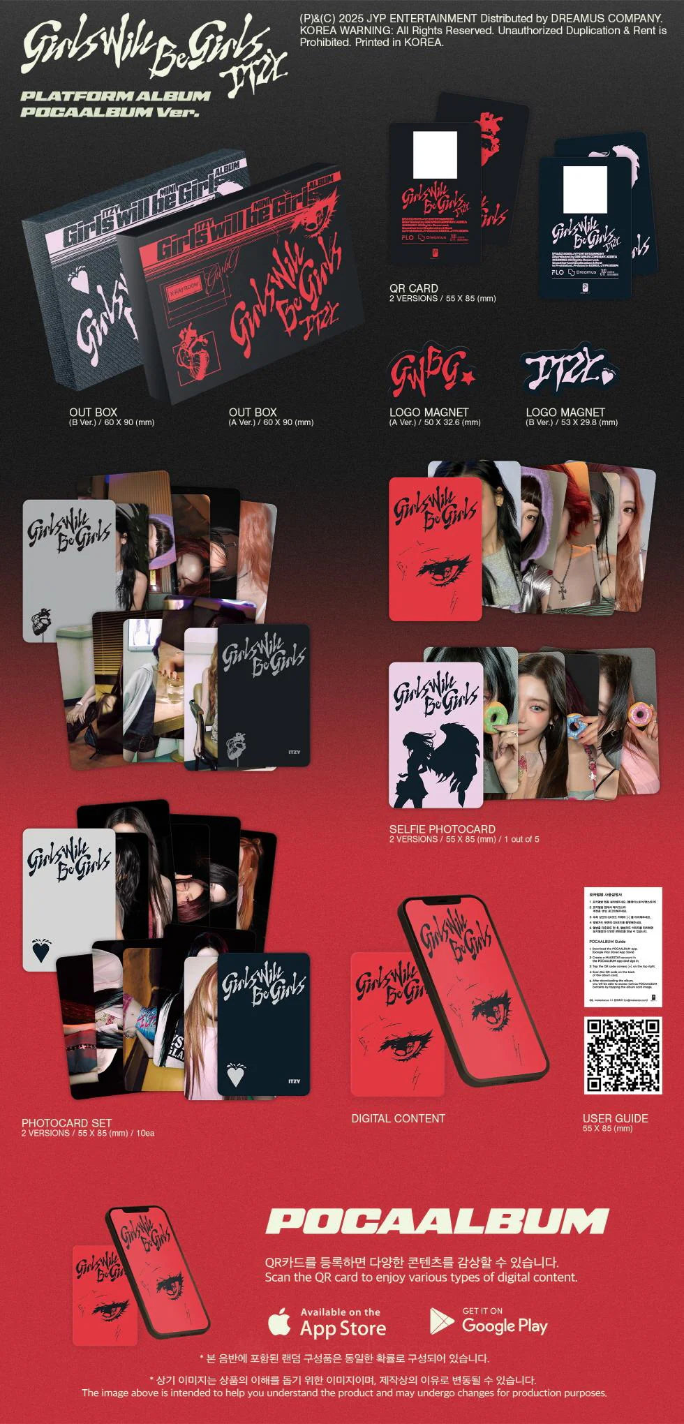 ITZY - GIRLS WILL BE GIRLS [PLATFORM ALBUM_POCAALBUM VER.]