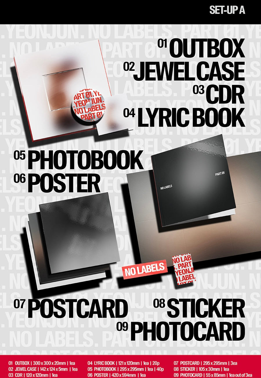 YEONJUN - NO LABELS: PART 01 [RANDOM VĀKS]