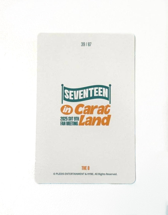 SEVENTEEN The8 photocard [Seventeen in Carat Land]