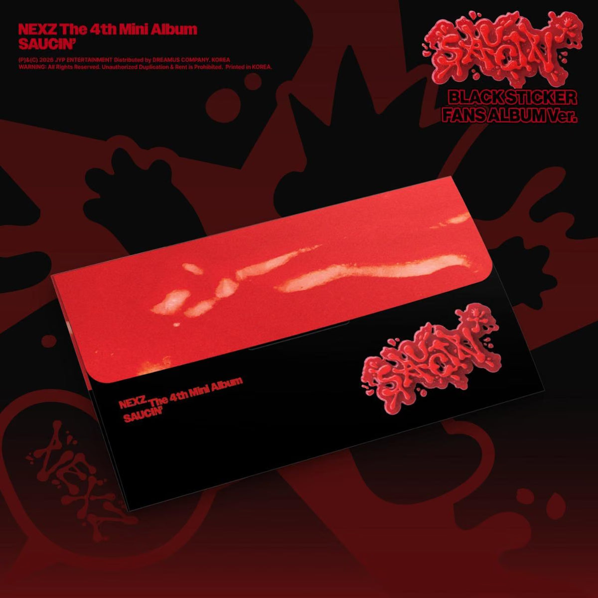 NEXZ - SAUCIN' [STICKER FANS ALBUM VER.]