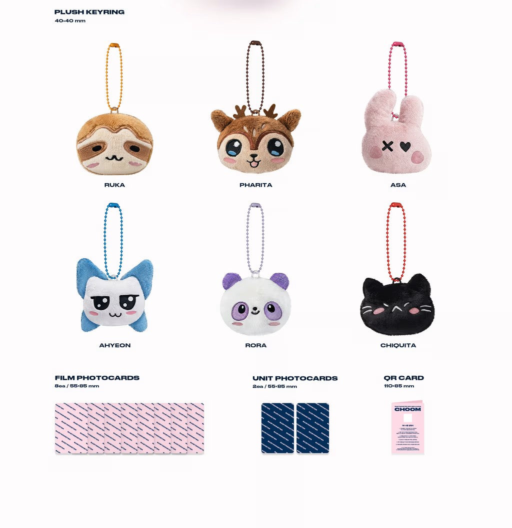 BABYMONSTER - CHOOM [PLUSH KEYRING VER.]