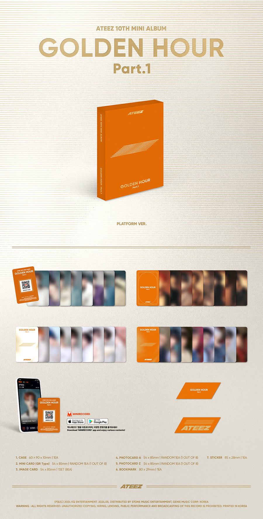 ATEEZ - GOLDEN HOUR : PART.1 [PLATFORM VER.]