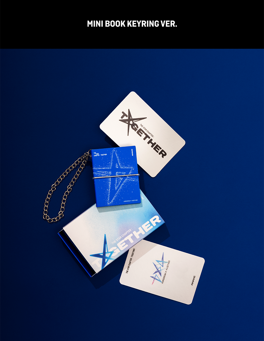 TXT (TOMORROW X TOGETHER) - THE STAR CHAPTER : TOGETHER [MINI BOOK KEYRING VER.]