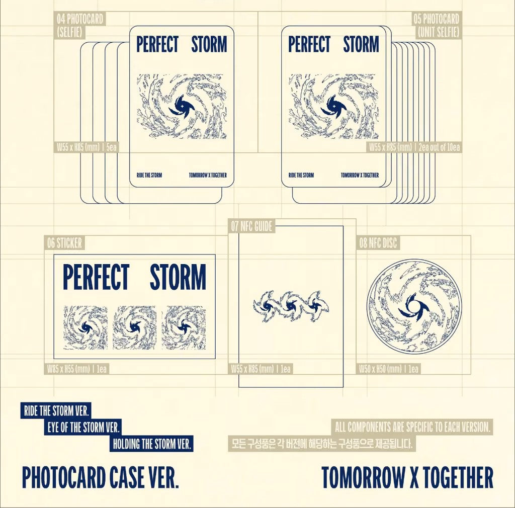 TXT - PERFECT STORM [PHOTOCARD CASE VER.]