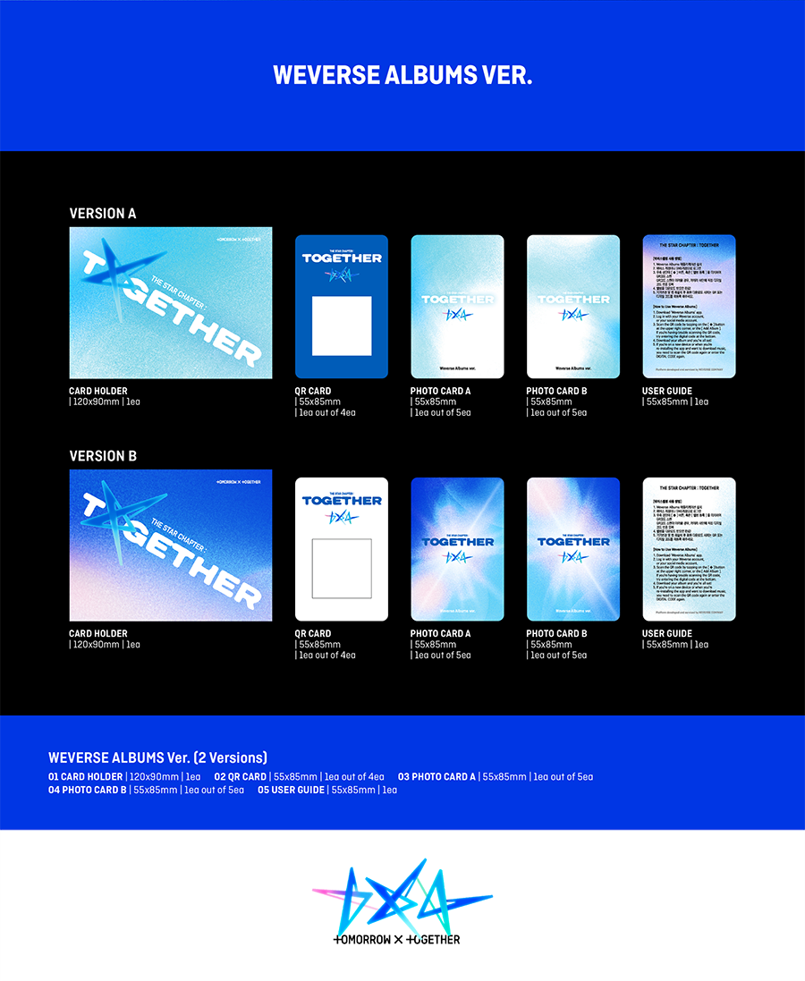 TXT (TOMORROW X TOGETHER) - THE STAR CHAPTER : TOGETHER [WEVERSE ALBUMS VER.]
