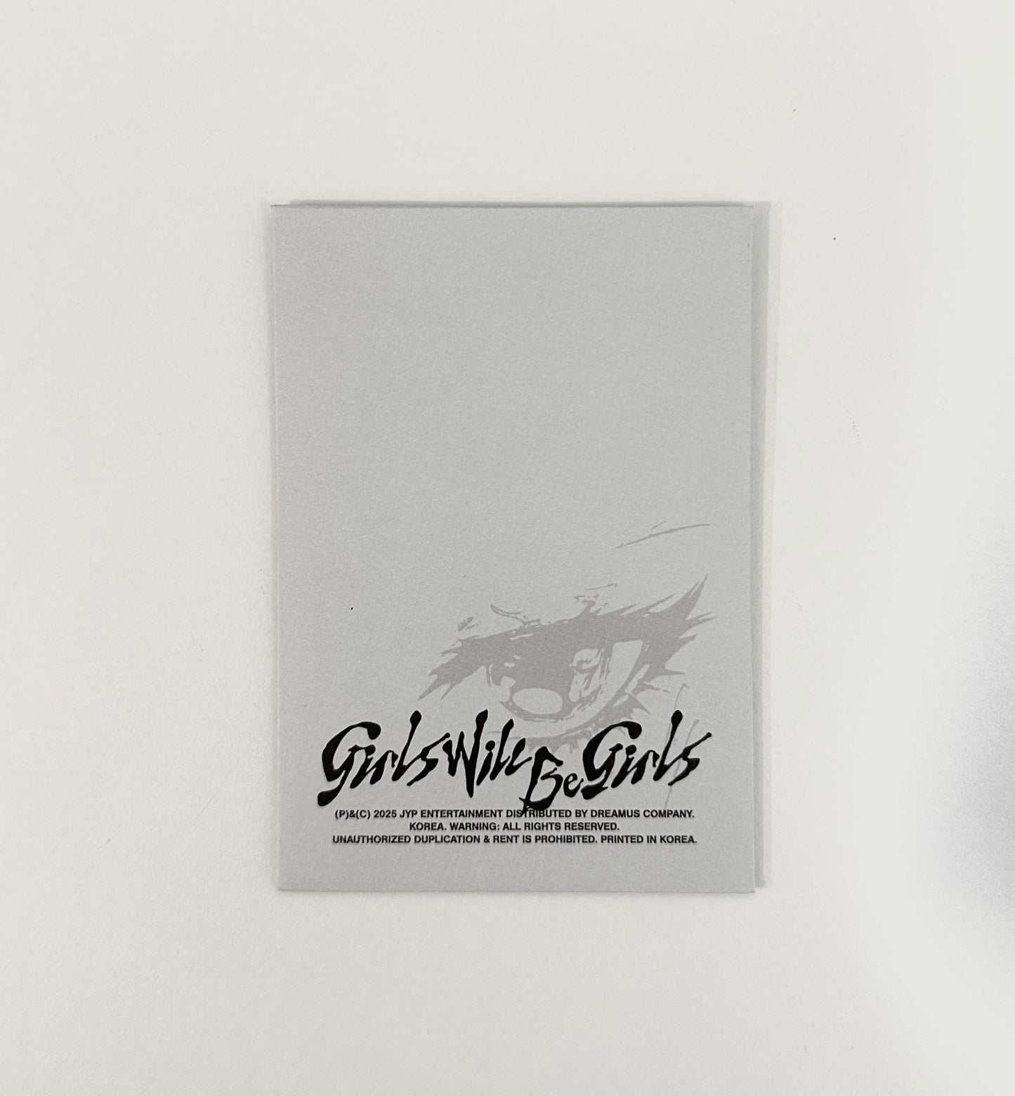 ITZY Lia Pre-order film frame photocard [Girls Will Be Girls]