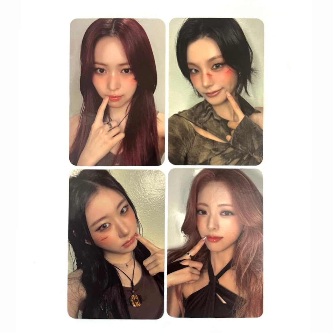 ITZY Music Korea POB photocards [Girls Will Be Girls]