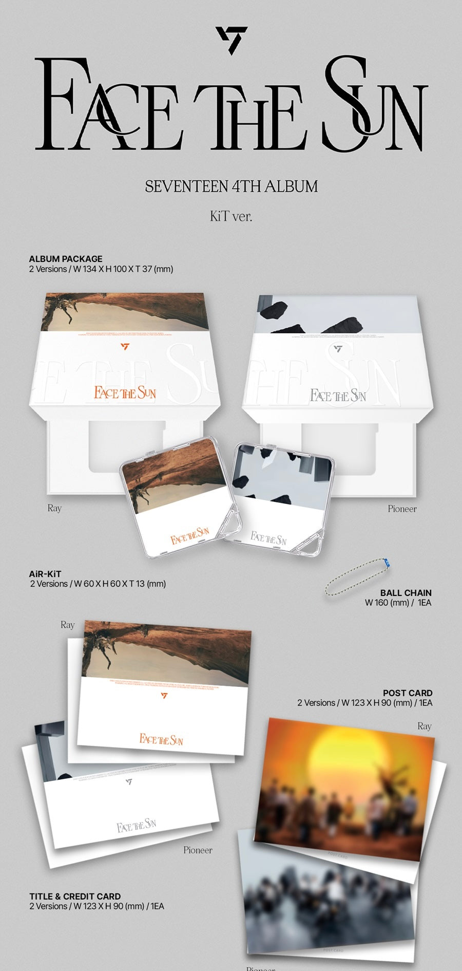 SEVENTEEN - FACE THE SUN [KIT ALBUM]