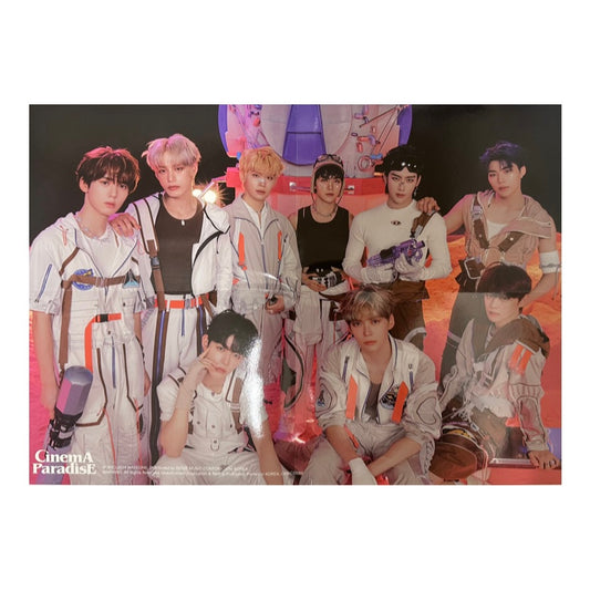 Zerobaseone first press folded poster [Cinema Paradise(sf ver.)]